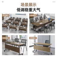 Ma Nian Ke 2026 Multifunctional Stitching Desk Mobile Training Folding Simple Wheel Long with Confer