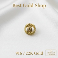 22k / 916 Gold Heart ring pendant by Best Gold Shop