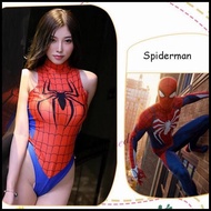 Cosplay Spiderman Lingerie Bodysuit Kostum Wanita Costume Dewasa