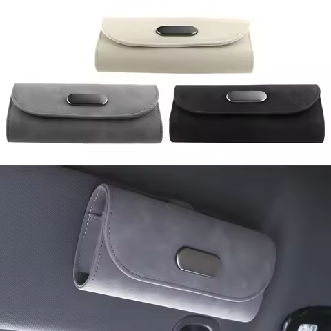 Car Glasses Case for Audi Q3 Q5 SQ5 Q7 A1 A3 S3 A4 A6 A7 S6 S7 S4 RS4 A5 S5 Sunglass Holder Sun Glas