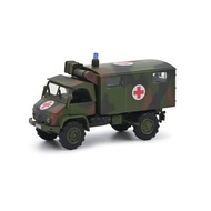 Available Schuco Schuco 1: 87 Unimog Unimog S404 Army Ambulance Alloy Car Model