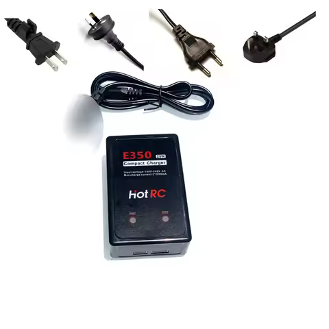 7.4V 11.1V Li-po Battery E350 Balance Fast Charger 2s 3s Cells 25W RC Truck Dumper Excavator Accesso