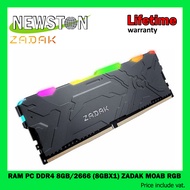 RAM PC (แรมพีซี) DDR4 8GB/2666 (8GBx1) ZADAK MOAB RGB
