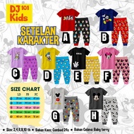 Children's SET WITH CHARACTER MOTIFS BY DJ KIDS