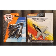 Matchbox Sky Busters Batwing Top Gun Maverick FA-18 Super Hornet not Hot Wheels Batman Batmobile