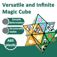 1pcs Style Random Cube Folding 3D Panda Cube Cube 3D Panda Stress Relief Cube