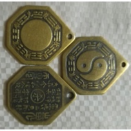Diameter 3cm Copper Gossip Mirror Gossip Tai Chi Gossip Killing Character Gossip 26.3.30