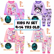 Cuddle Me 9-14 Years Old Kids Pyjamas / Glow in the Dark Children Sleepwear / Kids Pajamas Set