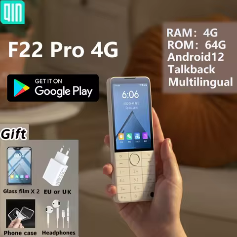 Qin Smart Phone F22 Pro Google Available Android 12 4G Smart Touch Screen Keyboard keys Mobile Phone