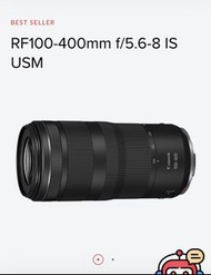 Canon RF100-400mm f/5.6-8 IS USM Lens