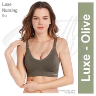 SHAPEE Luxe Nursing Bra Maternity Breastfeeding Wear Wireless Bra Ibu Menyusu Tanpa Lilitan