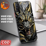 Softcase Vivo Y20 Casing Vivo Y12S Y20S Vivo V2026 V2033 V2042 V2029 V2029 Glossy Case - Shiny Glass