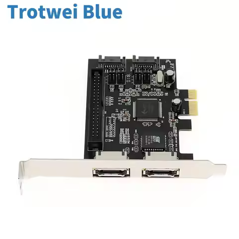 2 port SATA IDE PCI e Adapter Card PCI e to SATA IDE eSATA x2 Combo Adapter Converter RAID Controlle