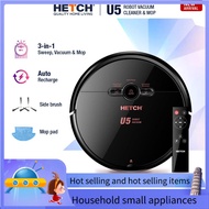 Vacuum cleaner ◈HETCH U5 Robotic Vacuum, Sweep  Mop Robot Vacuum Cleaner RVC-1415-HC▲