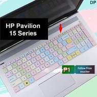 DP.Keyboard Cover HP Pavilion 15 Series Silicone 15 Inch 15.6 Laptop Keyboard Protector Skin 15-cc707TX 15-cs 15-ck 15-dk