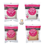 [Coffee Icon] Hario V60 Filter Paper - V01/V02 100 pcs / Pour Over Coffee Drip Cup V60 Filter Paper 