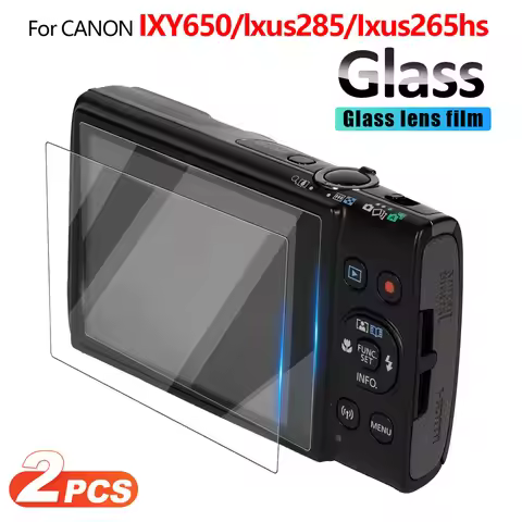 1-5PCS HD Clear Tempered Glass for Canon IXY 650 Ixus 285 265 Hs Camera Screen Protector Film Protec