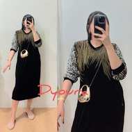 Velvet sequin dress / Sequin dress Beaded dressWanita by dyoura