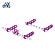 HooCrawler RC Crawler Aluminum  LCG Modular Bumper and Adjustable Fairlead for 1/10 RC Crawler Chass