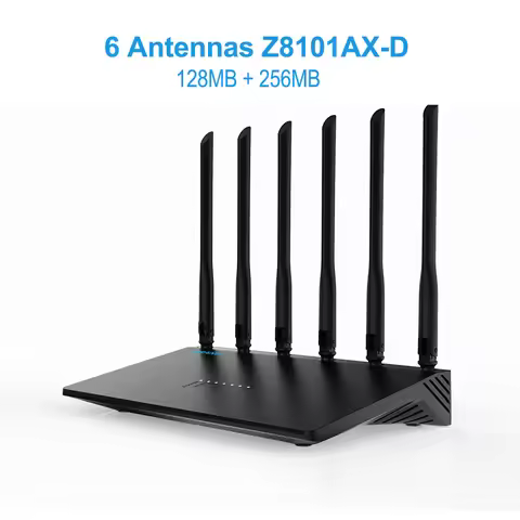 Z8103AX-D WiFI 6 Router Wifi6 3000Mbps 5Ghz 2.4Ghz Dual Band Mesh 128MB Flash 256MB DDR3 RAM 3*Gigab