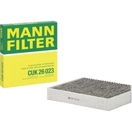 Mann Filter CUK 26 023 Automotive Cabin Air Filter with Activated Carbon, Car & Truck Passenger Comp
