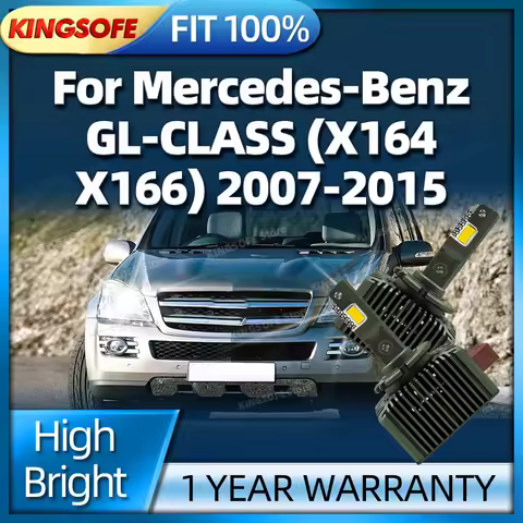 2PCS Auto Lamp D1S LED Headlight 6000K HID Xenon Bulb Canbus For Mercedes Benz GL-CLASS X164 X166 20