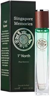 Singapore Memories One Degree North EDP Eau de Parfum for Men Homme SG 1° (18ml/0.6oz)