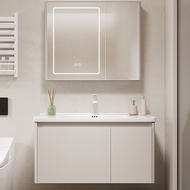 [🔥Free Delivery🚚🔥]Bathroom Cabinet Assembled Cabinet Mirror Cabinet Bathroom Washstand Ceramic Basin vanity cabinet  toilet cabinet toilet mirror cabinet wash basin