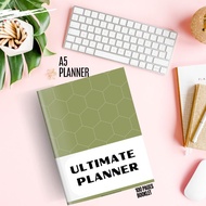 BUKU PLANNER 2024 (4 FREE GIFT) undated planner 2024, Goal Planner, Vision Board Planner, Expense Tr