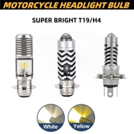 T19 WHITE YELLOW MOTORCYCLE H4 LED HEADLIGHT BULB HI/LO BEAM MOTOR LED BULB For Motorcycle