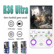 R36 Ultra Handheld Retro Video Game Console IPS Screen 128GB Preloaded Games Portable Pocket Player 