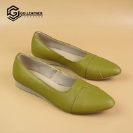 GO.LEATHER - Women's shoes - Genuine leather flat oxford shoes