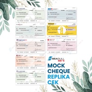 Mock Cheque / Replika Cek / Cek Hantaran / Fake Cheque Print On Thick Paper