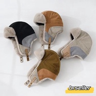 BRSELLER Russian Bomber Cap, Windproof Waterproof Ski Hat, Vintage Earflap Design Russian Style Warm