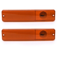 ไฟข้าง ทรงสีเหลี่ยม เลนส์สีส้ม 2ชิ้น Jeep Cj5 Cj6 Cj7 Cj8 ขนาด 3.5x17x5 จำนวน 2 Pieces ปี 1945 - 197