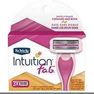 ORIGINAL SCHICK INTUITION FAB 3PIECES REFILL BLADE BI-DIRECTIONALBLADES