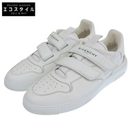 紀梵希 WING SNEAKER LOW 皮革運動鞋，男款，白色，尺寸 45 1/2 (45.5cm)，成色極佳 [二手]