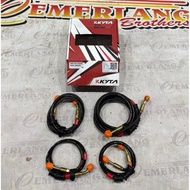 BRAKE HOSE DISC HOSE KTC KYTA XMAX ABS SET FRONT REAR KTC KYTACO