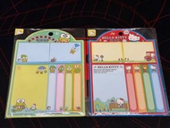 Sanrio Keroppi Hello Kitty 便利貼 Memo Pad Set 文具