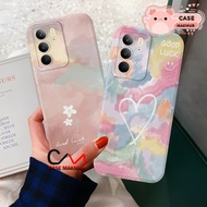 Realme C75 C75x C71 C65 4g 2024 Case - Softcase Aesthetic Motif Marble Pink Casing