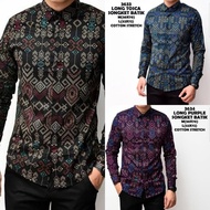 KEMEJA CH53 V4 Men's Pilot Shirt Rita Ricci Black Short Two-Pocket Oxford Trendy D9 T3K