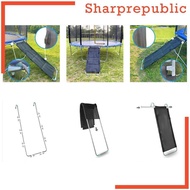 [Sharprepublic] Trampoline Jump Slider Trampoline Steps Up Sliding Down Attachments Trampoline Stairs Trampoline Ladder for Outdoor
