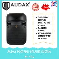 AUDAX 15" PORTABLE SPEAKER SYSTEM  PS-15V