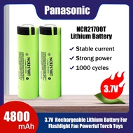 1-10pcs Panasonic NCR21700T 21700 3.7V 4800mAh rechargeable lithium battery for flashlight powerful 