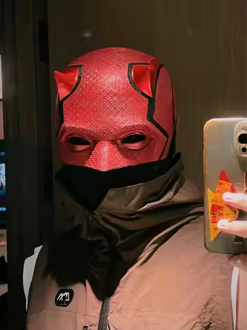 New Marvel'S Daredevil Reborn Again Mask Cosplay Helmet Halloween Props Adult The Avengers Movie Per