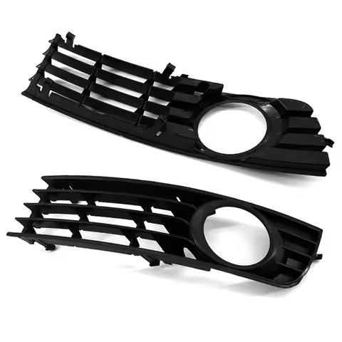 L16A-2Pcs Front Fog Light Lamp Grille Left And Right Car Light Grille For - A4 B6 Sedan Avant Quattr