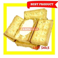 Biskuit Khong Guan Lemon Puff / Wafer Lemon Biscuits Crackers 40 Pcs