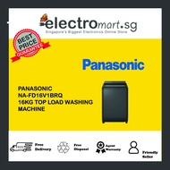 PANASONIC 16KG TOP LOAD WASHING MACHINE FOR SPEICAL STAIN CARE NA-FD16V1BRQ (BLACK SLIVER)