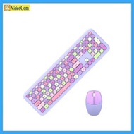 MOFii - Mofii 666 2.4G 混彩無線鍵鼠套裝( 紫色)