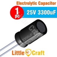 1pcs  Electrolytic Capacitor 25V 3300uF